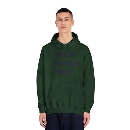 Custom Gildan 12500 DryBlend Hoodie Personalized Moisture-Wicking Fleece Sweatshirt Custom Logo, Text or Design Unisex Cotton-Poly Pullover