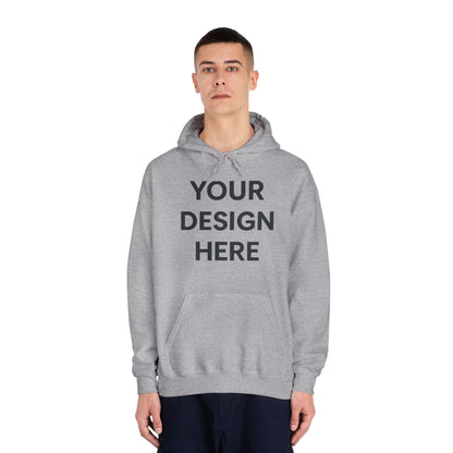 Custom Gildan 12500 DryBlend Hoodie Personalized Moisture-Wicking Fleece Sweatshirt Custom Logo, Text or Design Unisex Cotton-Poly Pullover