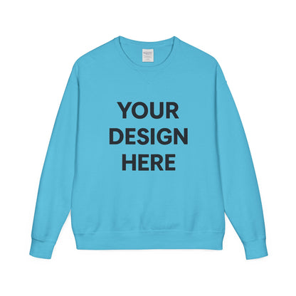 Custom Hanes GDH400 ComfortWash Crewneck Sweatshirt Personalized Garment-Dyed Fleece Pullover Vintage Soft Cotton Blend Custom Logo, Text, or Design