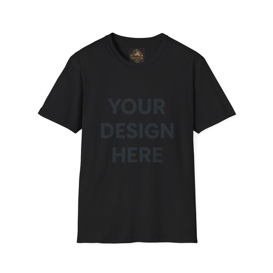 Custom Gildan 64000 Softstyle T-Shirt Personalized Unisex Tee Premium Cotton Blend Shirt for Men & Women Custom Logo, Text, or Design