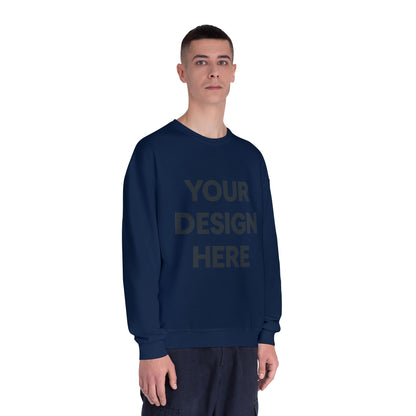 Custom Jerzees 562MR NuBlend Crewneck Sweatshirt Personalized Fleece Pullover Custom Logo, Text, or Design Soft Midweight Unisex Sweatshirt