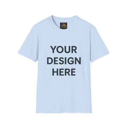 Custom Gildan 64000 Softstyle T-Shirt Personalized Unisex Tee Premium Cotton Blend Shirt for Men & Women Custom Logo, Text, or Design
