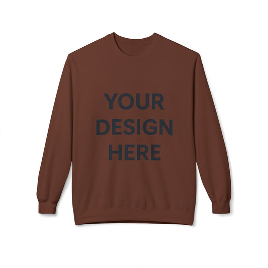 Cozy Customizable Crewneck Sweatshirt - Personalized Gift for Him/Her, Perfect for Fall/Winter, Unique Holiday Gifts, DIY Design