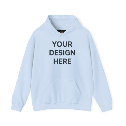 Custom Personalizable Gildan 18500 Heavy Blend Hooded Sweatshirt Unisex Custom Hoodie Soft Fleece Pullover with Your Design, Logo, or Name