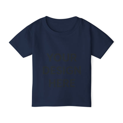 Custom Gildan 5100P Toddler T-Shirt Personalized Heavy Cotton Kids Tee Custom Name, Logo or Design Soft Durable Preshrunk Cotton Shirt