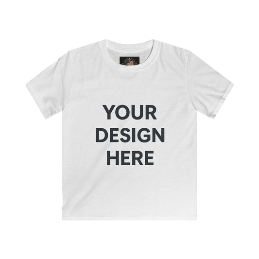 Custom Gildan 64000B Kids Softstyle T-Shirt Personalized Youth Tee Soft Ring-Spun Cotton Shirt Custom Name, Logo, or Design