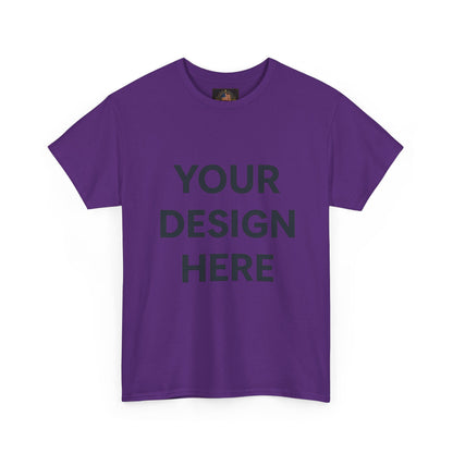Custom Unisex Heavy Cotton Tee - Your Design Here, Personalized Shirt, Gift for Him/Her, Unique Family Reunion Outfit, Softwear Essentials
