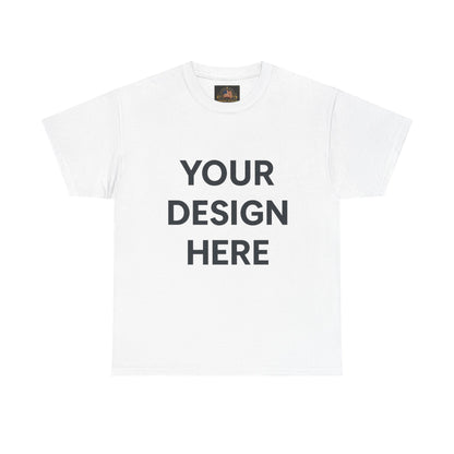 Custom Unisex Heavy Cotton Tee - Your Design Here, Personalized Shirt, Gift for Him/Her, Unique Family Reunion Outfit, Softwear Essentials