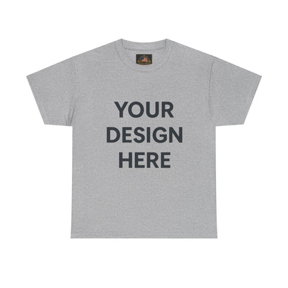 Custom Unisex Heavy Cotton Tee - Your Design Here, Personalized Shirt, Gift for Him/Her, Unique Family Reunion Outfit, Softwear Essentials