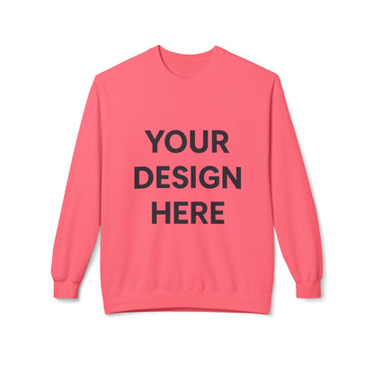 Cozy Customizable Crewneck Sweatshirt - Personalized Gift for Him/Her, Perfect for Fall/Winter, Unique Holiday Gifts, DIY Design