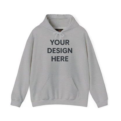 Custom Personalizable Gildan 18500 Heavy Blend Hooded Sweatshirt Unisex Custom Hoodie Soft Fleece Pullover with Your Design, Logo, or Name