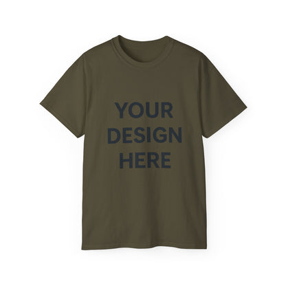 Custom Gildan 2000 Ultra Cotton T-Shirt Personalized Heavyweight Tee Custom Logo, Text, or Design Durable Unisex Shirt for Work, Events & Everyday Wear