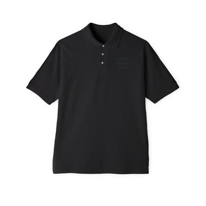 Custom Jerzees 443M Polo Shirt Personalized Piqué Polo Embroidered or Printed Logo Shirt Unisex Short Sleeve Polo for Work, Events & Promotions