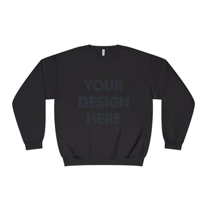 Custom Jerzees 562MR NuBlend Crewneck Sweatshirt Personalized Fleece Pullover Custom Logo, Text, or Design Soft Midweight Unisex Sweatshirt