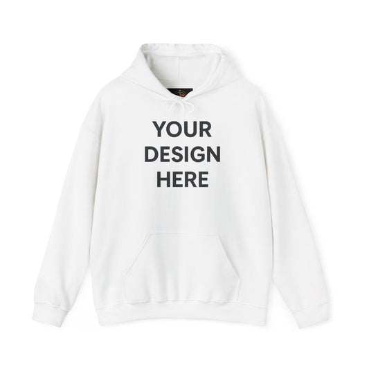 Custom Personalizable Gildan 18500 Heavy Blend Hooded Sweatshirt Unisex Custom Hoodie Soft Fleece Pullover with Your Design, Logo, or Name
