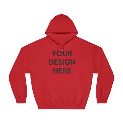 Custom Gildan 12500 DryBlend Hoodie Personalized Moisture-Wicking Fleece Sweatshirt Custom Logo, Text or Design Unisex Cotton-Poly Pullover
