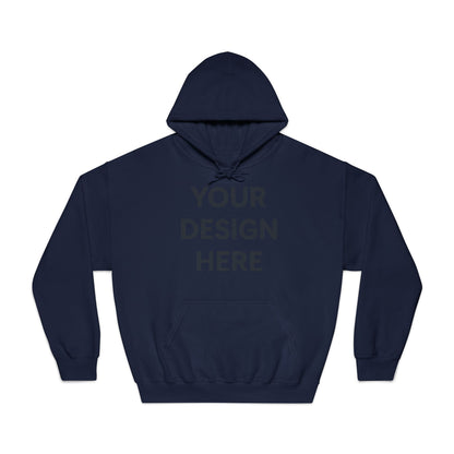 Custom Gildan 12500 DryBlend Hoodie Personalized Moisture-Wicking Fleece Sweatshirt Custom Logo, Text or Design Unisex Cotton-Poly Pullover