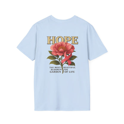 Floral Hope T-Shirt - Inspirational Gift for Garden Lovers, Perfect for Birthdays, Mother's Day, or Encouragement